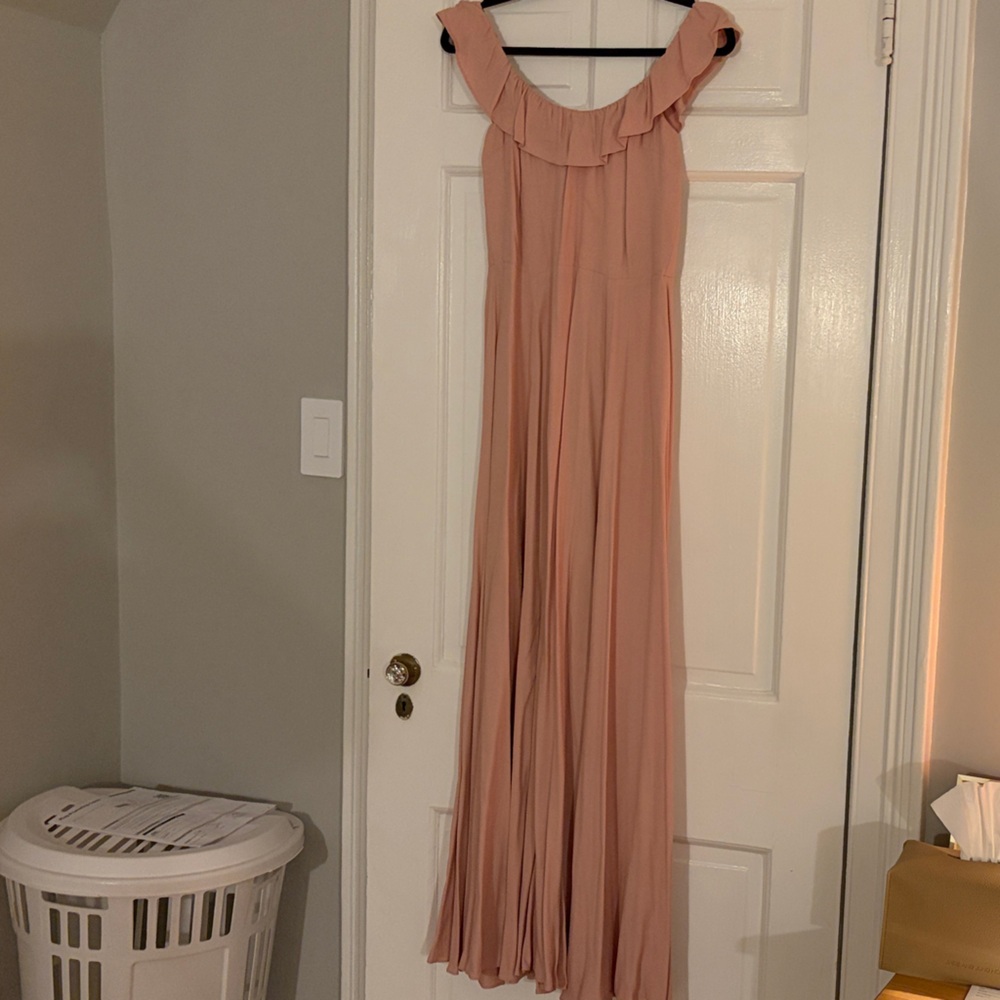 Reformation Blush Pink Maxi Dress